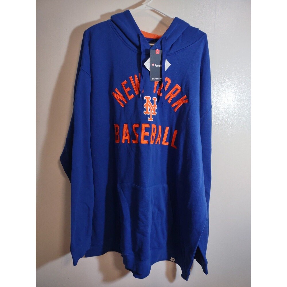 Fanatics Ny Mets Baseball 5xb Blue Orange Sweatshirt Official